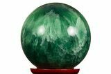 Enormous, Colorful Banded Fluorite Sphere ( lbs) - China #319349-3